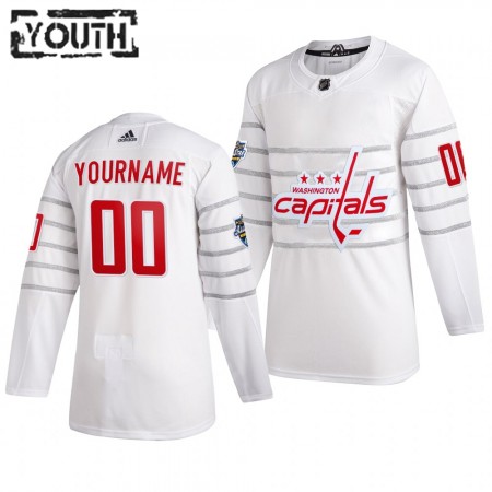 Washington Capitals Personalizado Wit Adidas 2020 NHL All-Star Authentic Shirt - Kinderen